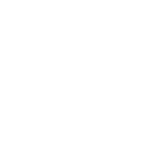 A white line-art icon of a sealed cardboard box on a transparent background.