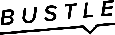 The Bustle logo in black text on a white background.