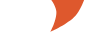 Abstract design with a black and orange curved shape on a white background.