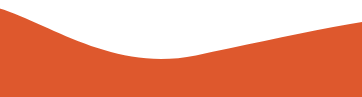 Abstract wavy design with black and orange colors.