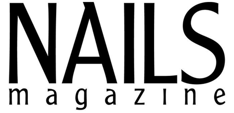 Logo of 'NAILS magazine' in black text on a white background.