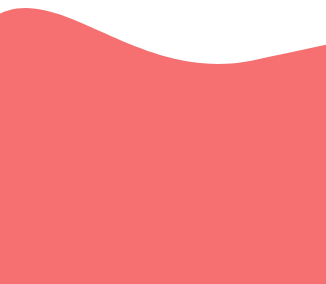 Red wavy shape on a black background.