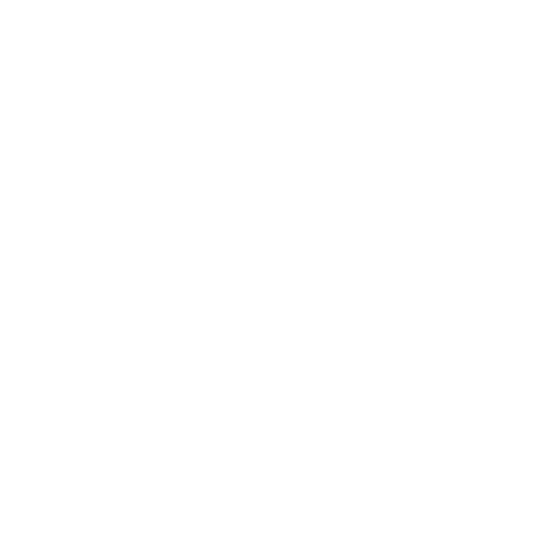 Simple white butterfly icon on a black background.
