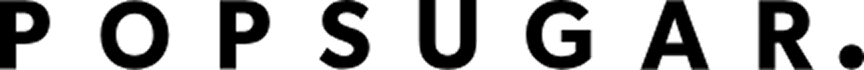 Black text logo reading 'POPSUGAR' on a transparent background.