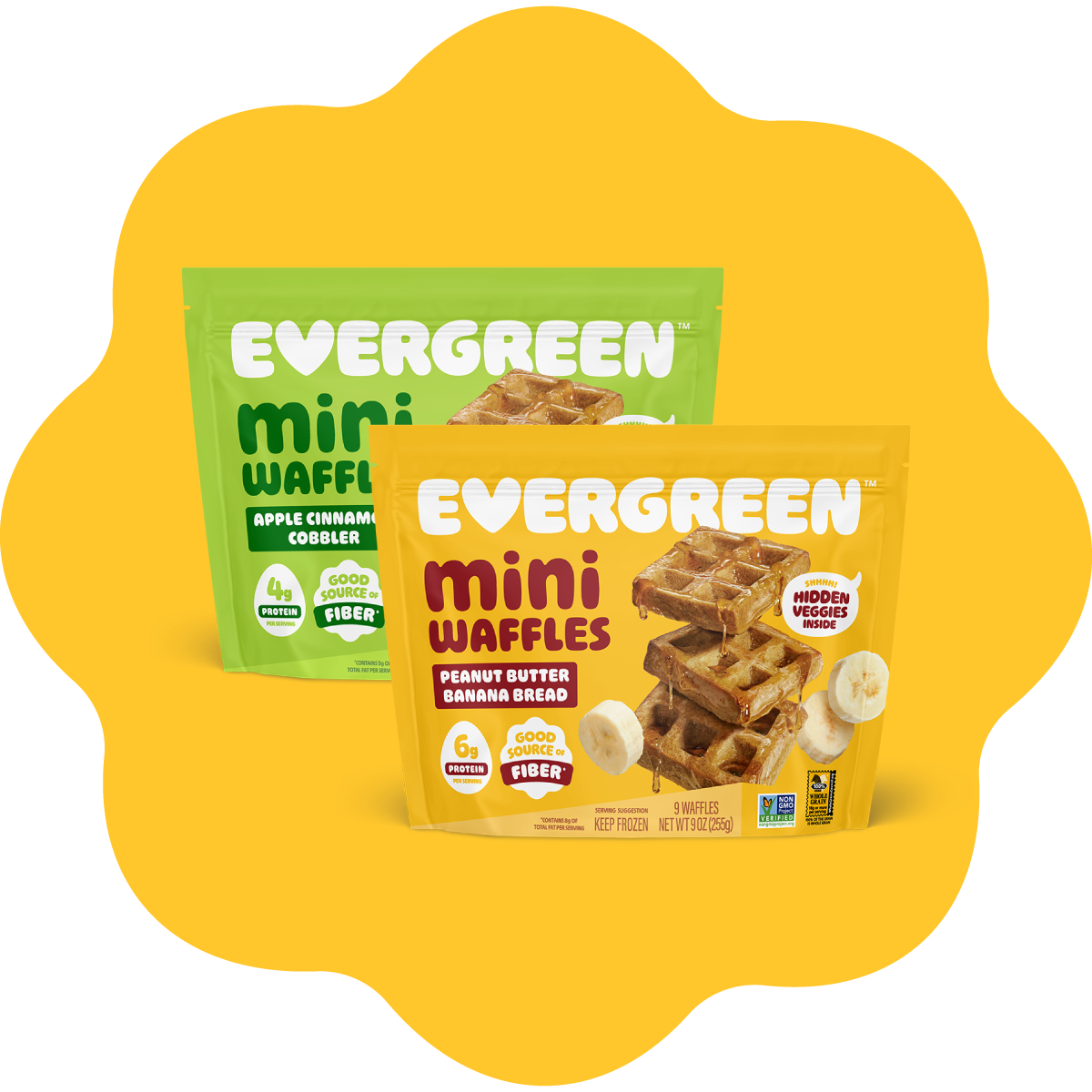 Mixed Berry Cobbler Mini Waffles (5 Bags) – Eat Evergreen Inc