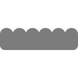 Gray rounded shape with arrows pointing up and down.