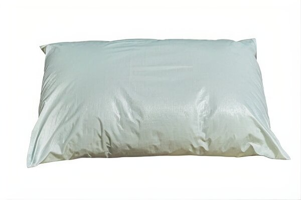 Crinkly plastic pillow protector