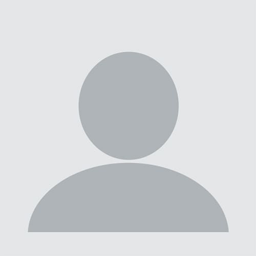 A gray placeholder icon of a person's head and shoulders, used for a profile picture.