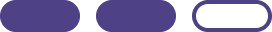 A graphic of three purple barrel-shaped icons; two are solid and one is an outline.
