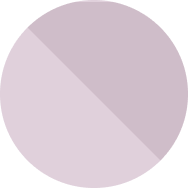 A light purple circle with a diagonal shadow.