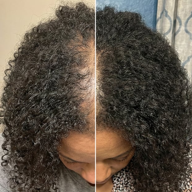 Before and after results