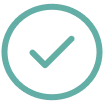 'Simple green delivery truck icon with speed lines.'