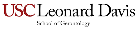 The logo for the USC Leonard Davis School of Gerontology.