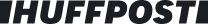 The word HUFFPOST in dark gray letters on a black background.