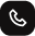 White phone icon on a black circular background.