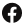 Black Facebook logo on a transparent background.