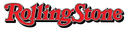 Red and black 'Rolling Stone' logo with white background.