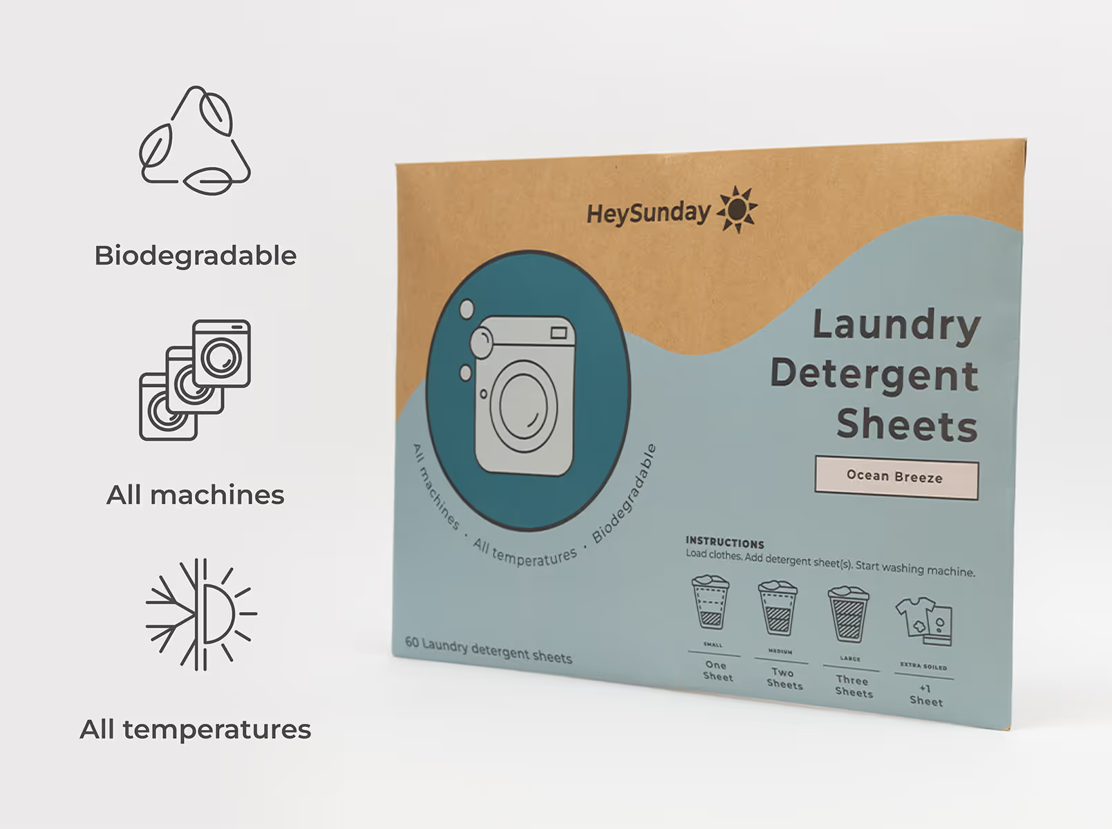 EarthFold Laundry Detergent Sheets