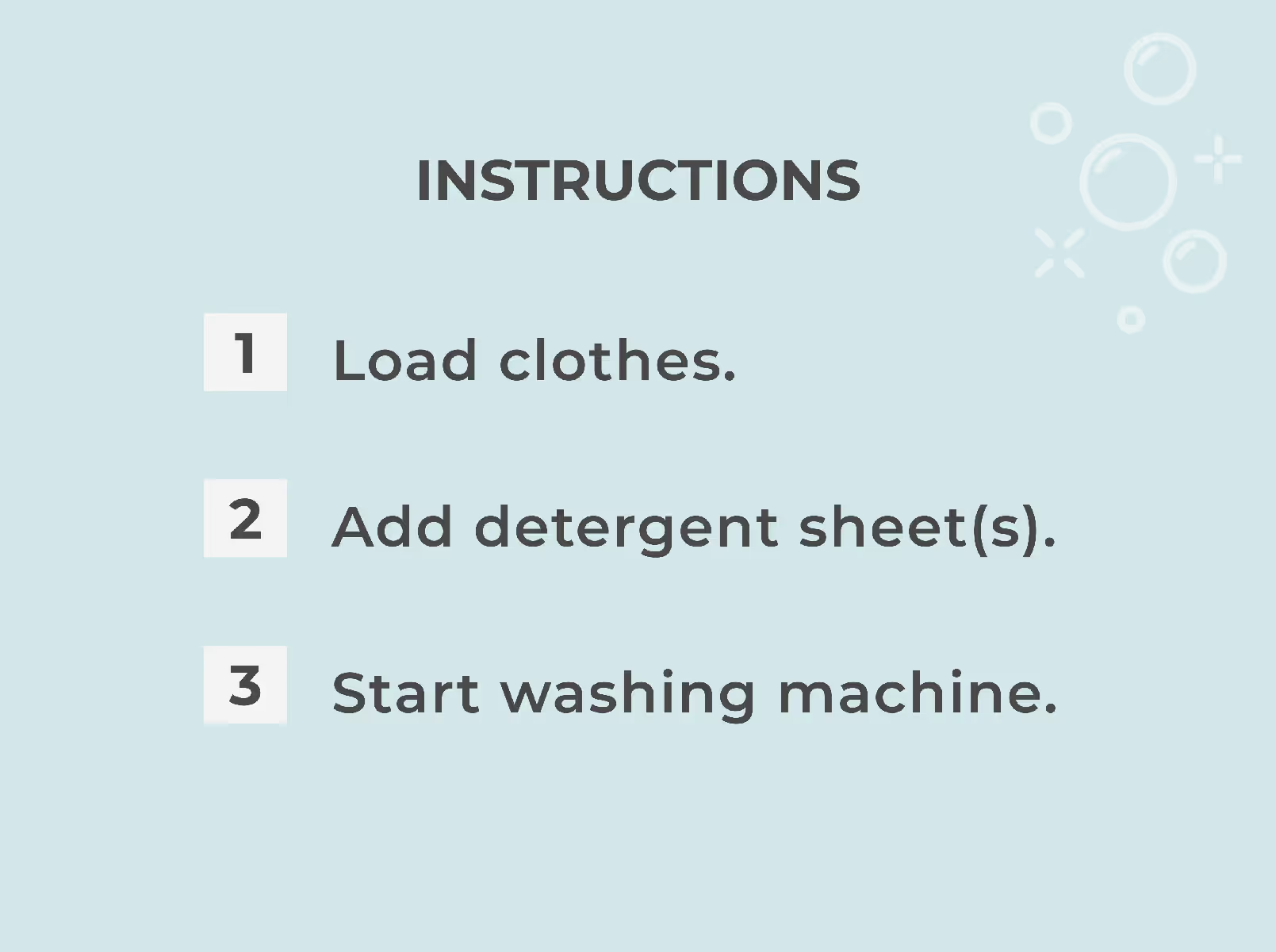 EarthFold Laundry Detergent Sheets