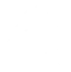 White outline of intestines with a shield and checkmark icon.