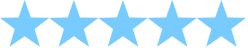 Four light blue stars in a row on a black background.