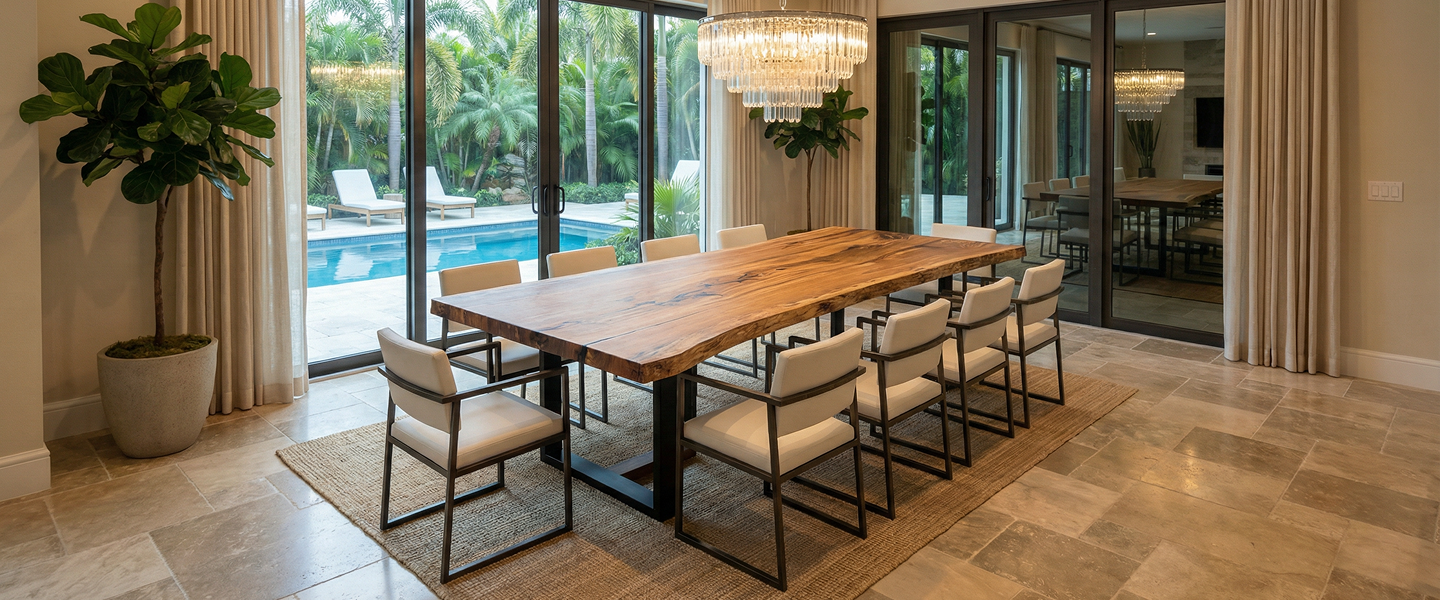 Tuco Oak Large Dining Table 