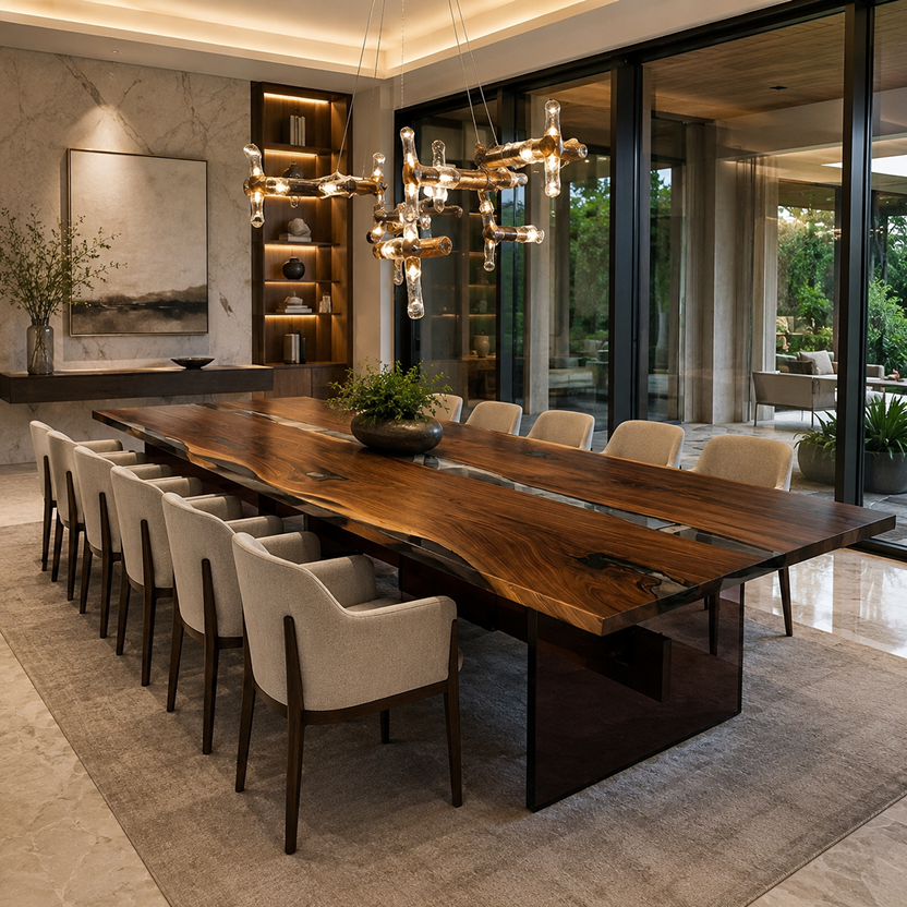 Skybar Large Dining and Conference Table