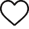 Black outline of a heart shape on a white background.