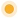 A simple orange circle on a white background.