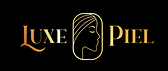 Logo with a stylized face and the text 'Luxe Piel' in gold.