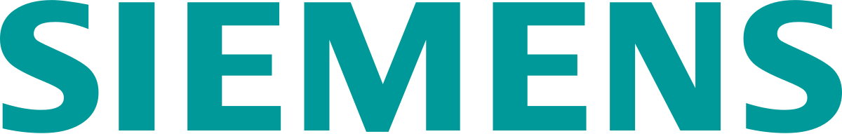 The image shows the Siemens logo in teal letters on a transparent background.