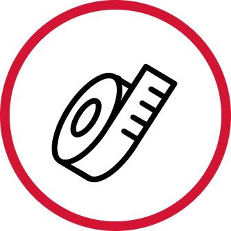 Red circle on a transparent background.