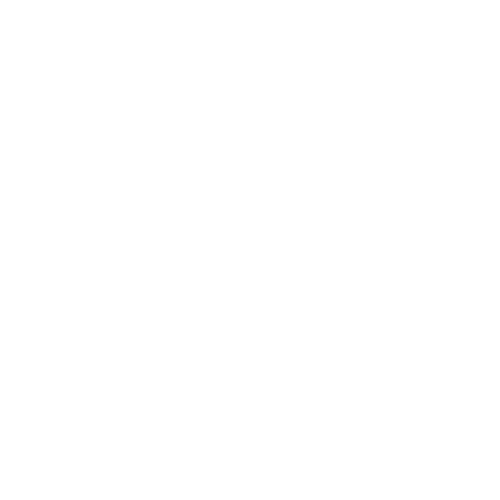 White leaf icon on a black background.