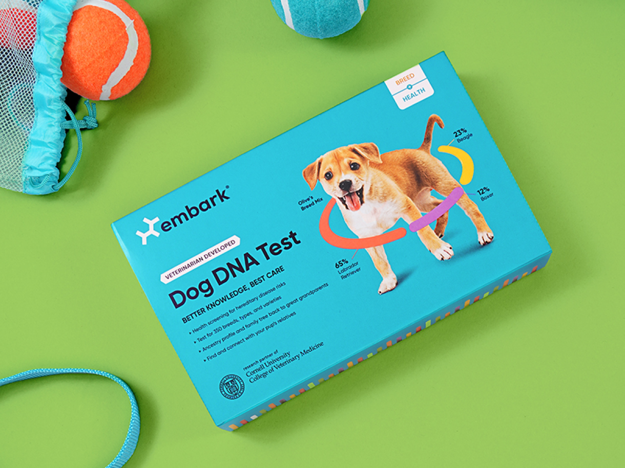 Breed and health dog da test box