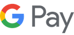 Google Pay logo with colorful 'G' and 'Pay' text.