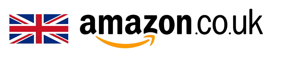 Union Jack flag next to 'Amazon.co.uk' text with orange underline.