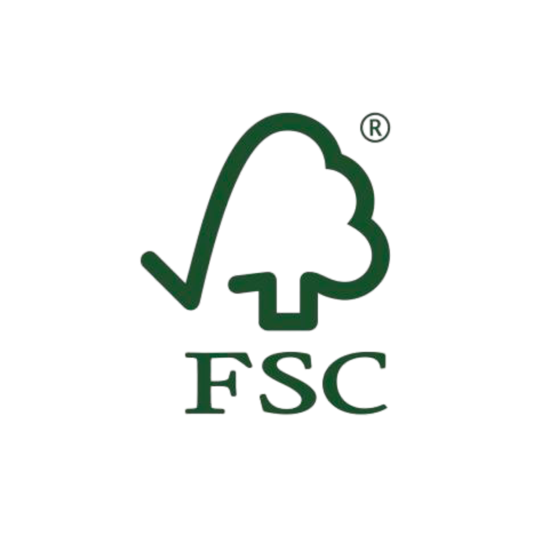 Green tree logo with 'FSC' text on a black background.