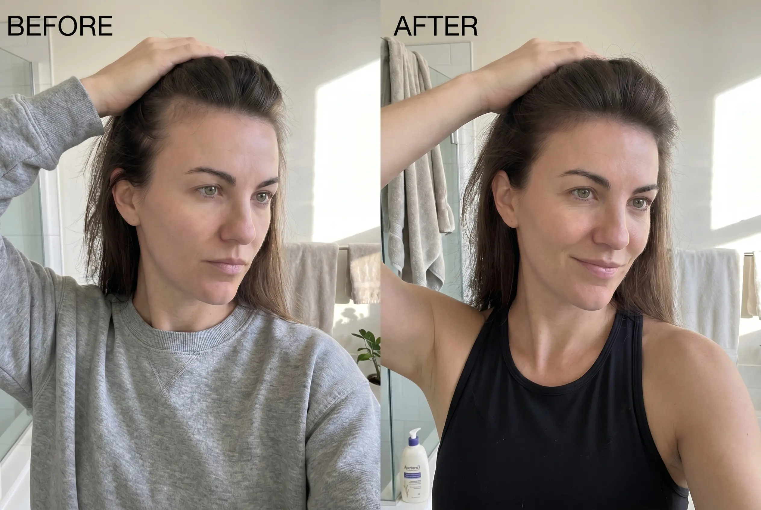 Megan &mdash; before and after