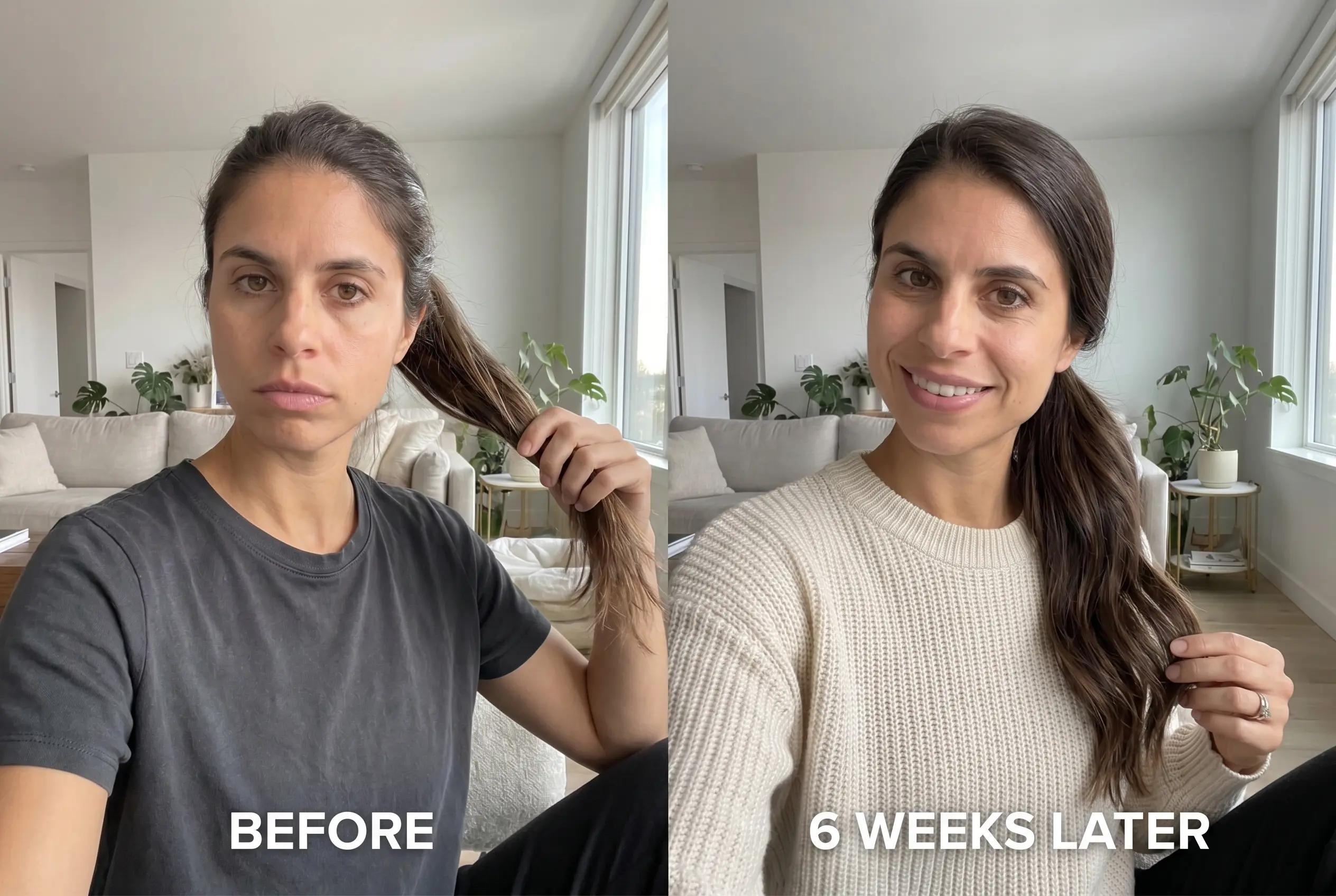 Priya &mdash; before and after