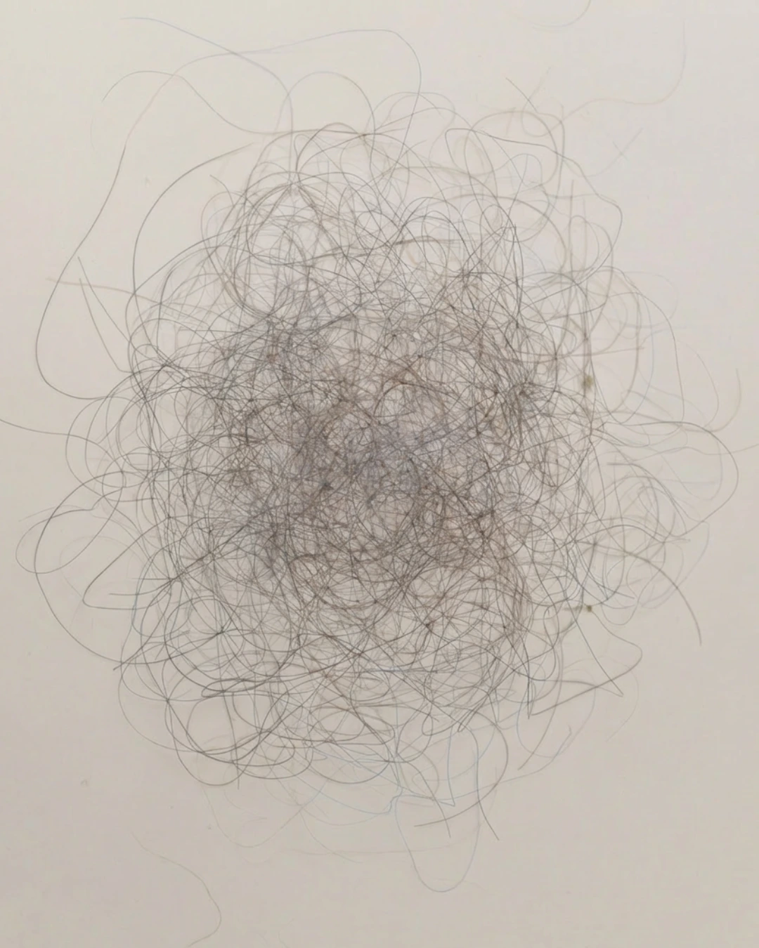 Hair collected at week 0