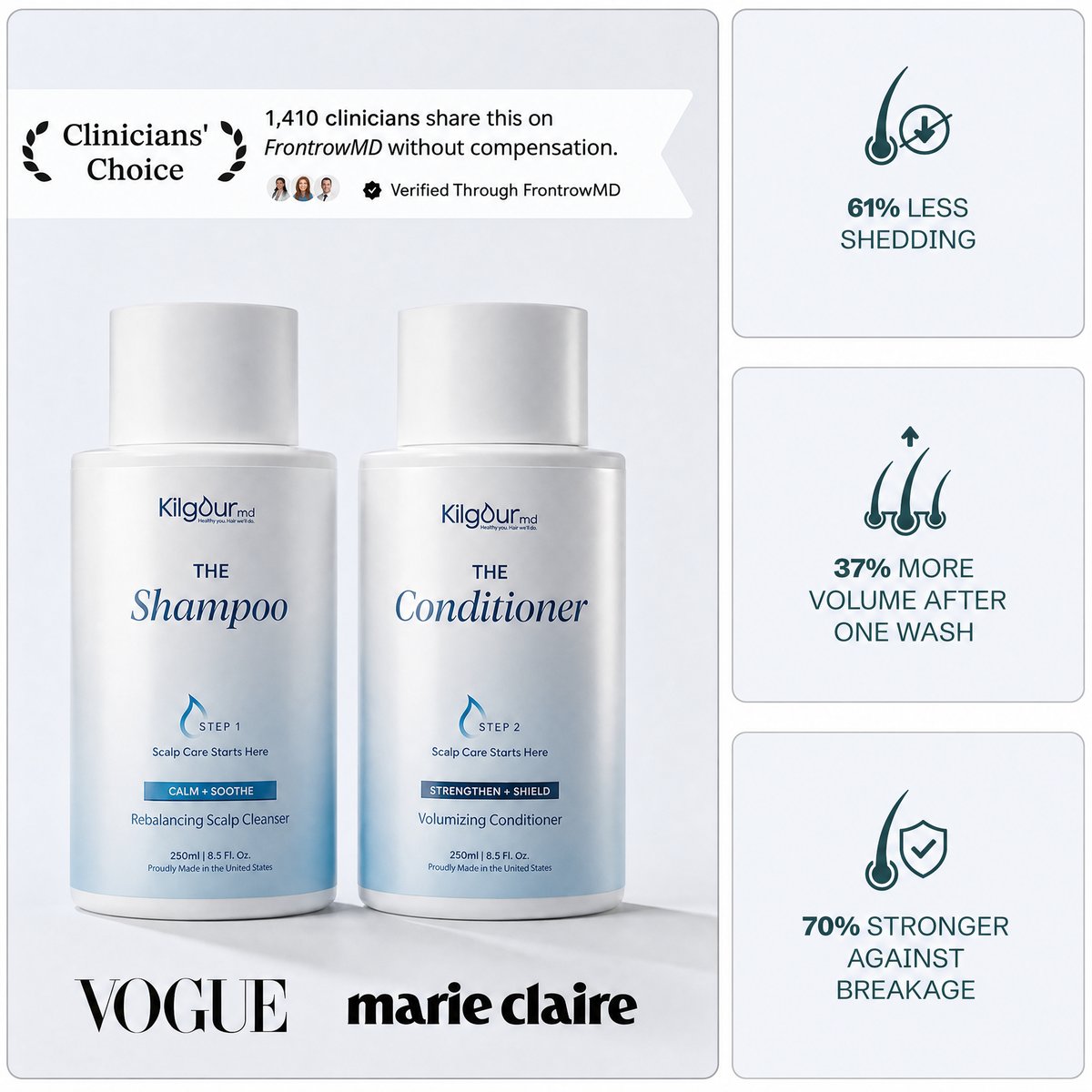 KilgourMD Shampoo + Conditioner