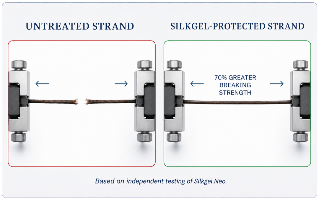 Stronger hair with less breakage
