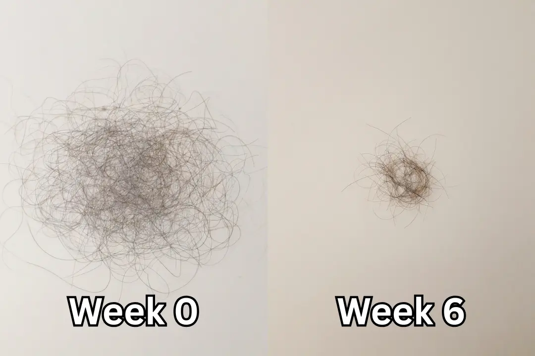 Shedding reduction results