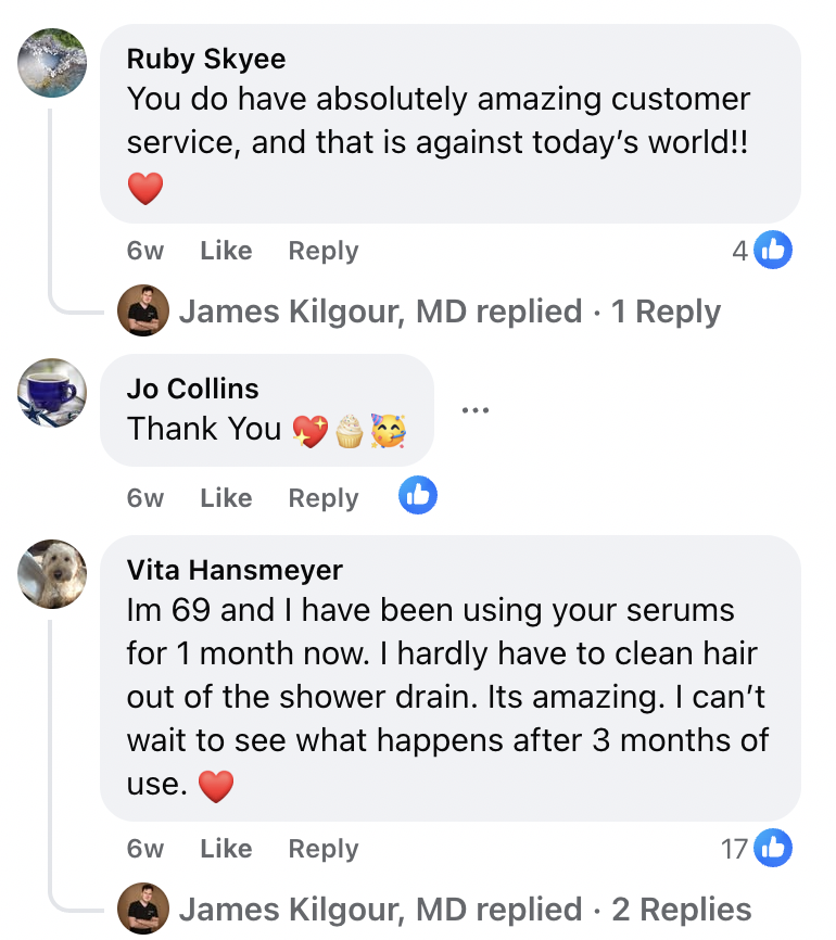 Customer comment