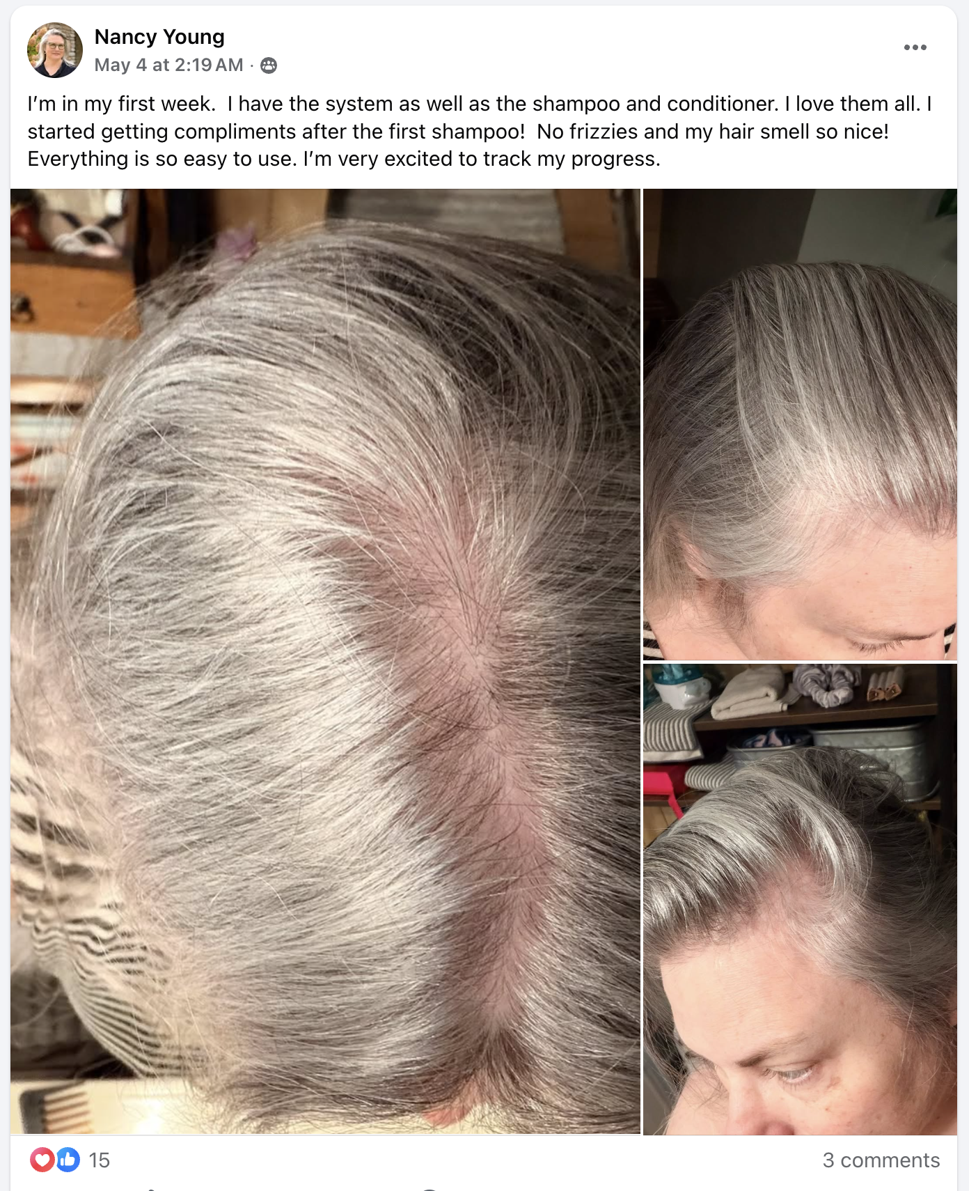 Facebook comment from a reader