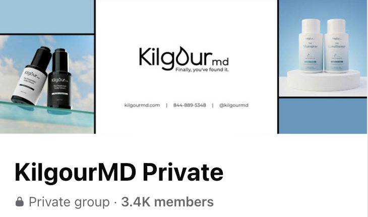 Inside the KilgourMD private group