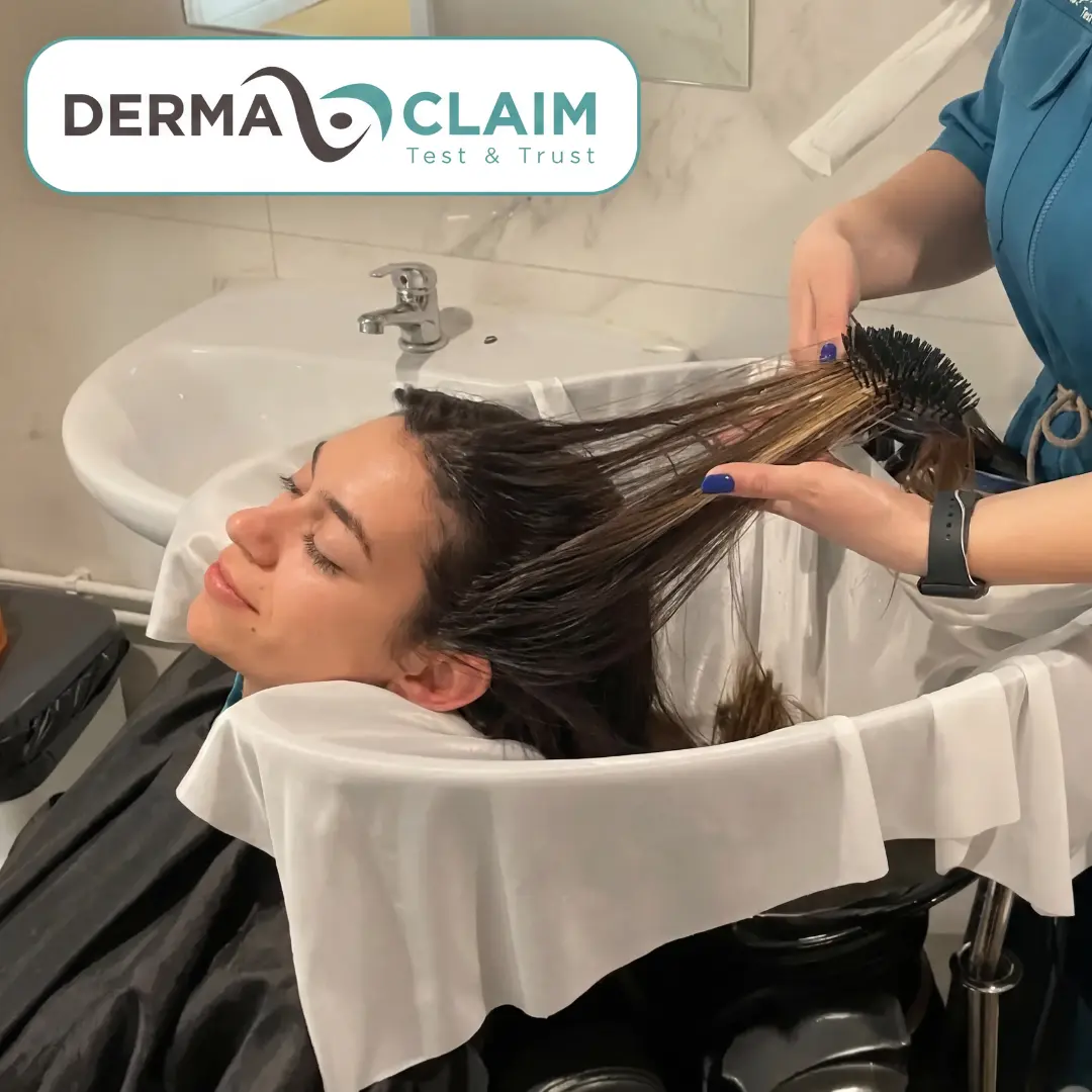 Dermaclaim wash test