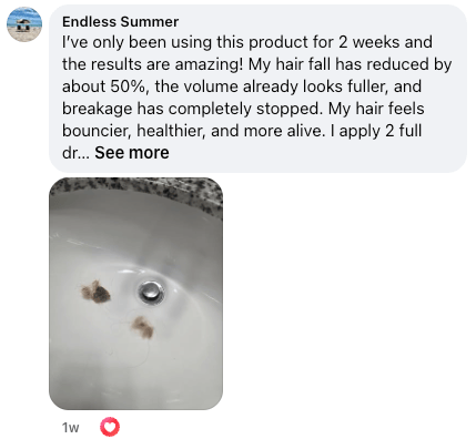 Customer comment