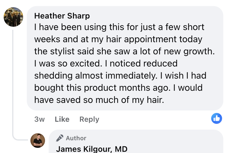 Customer comment