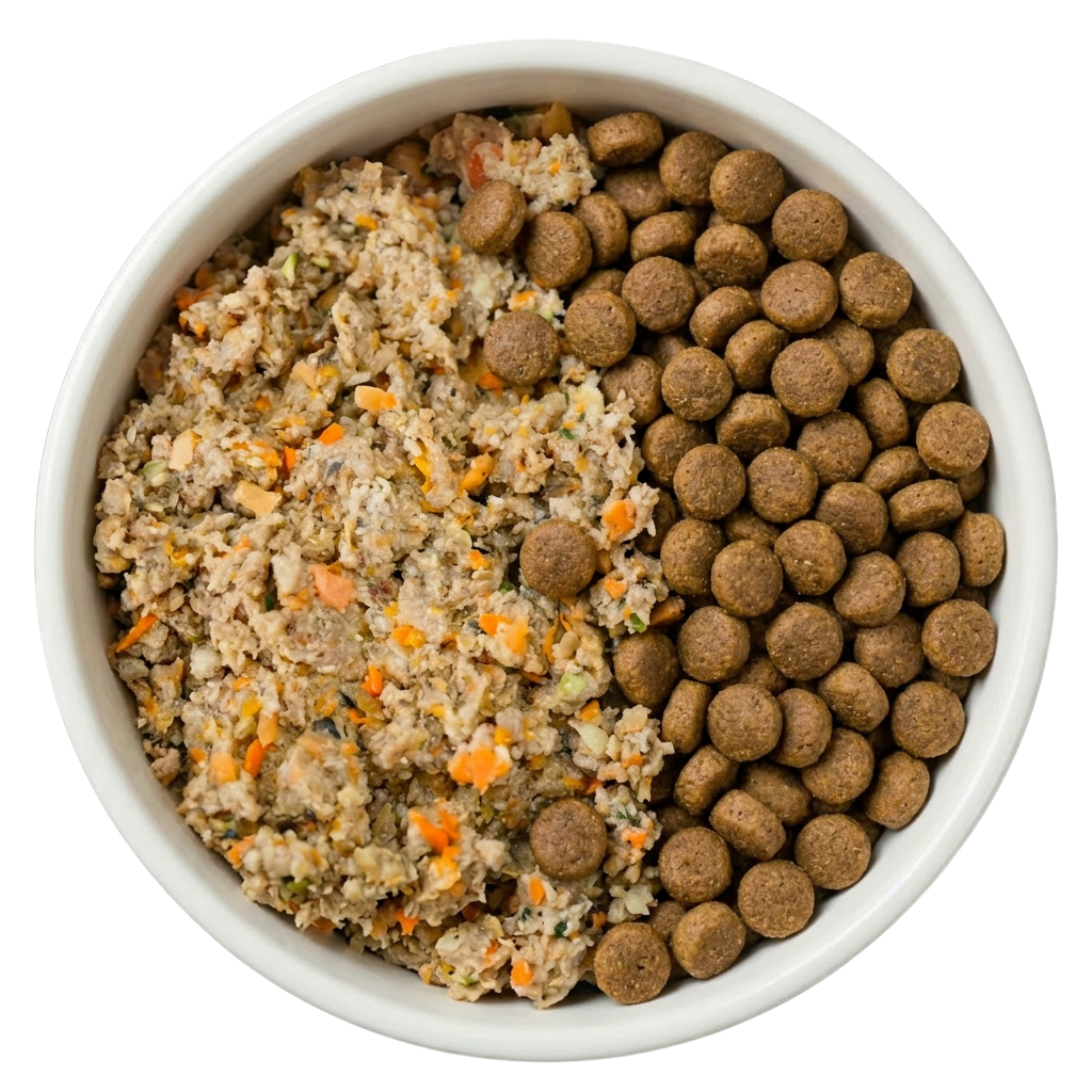 A bowl of cooked ground beef with diced vegetables.